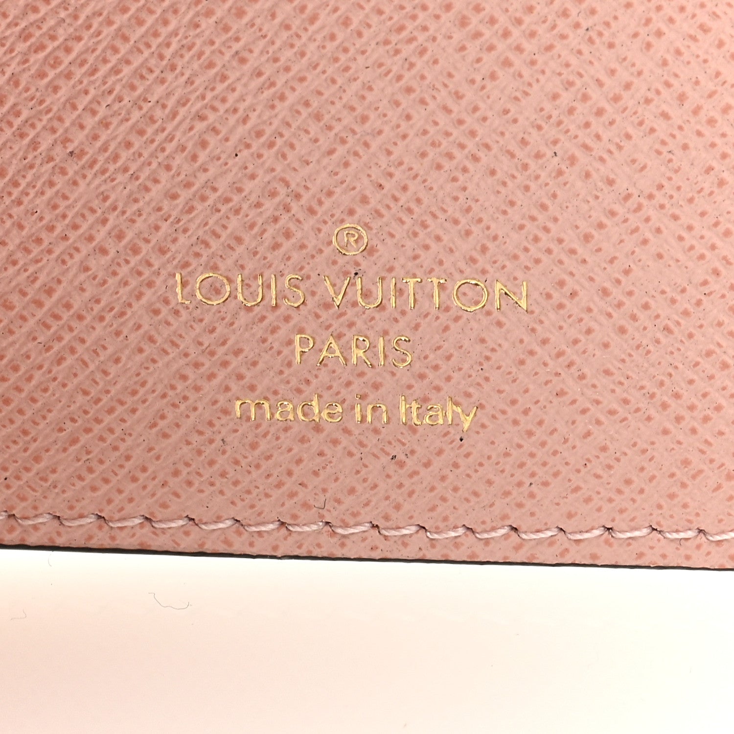 Louis Vuitton Damier Ebene Victorine Wallet Rose Ballerine 6 of 6