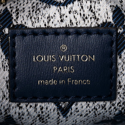 Louis Vuitton Monogram Jacquard Denim Loop Bleu 6 of 10