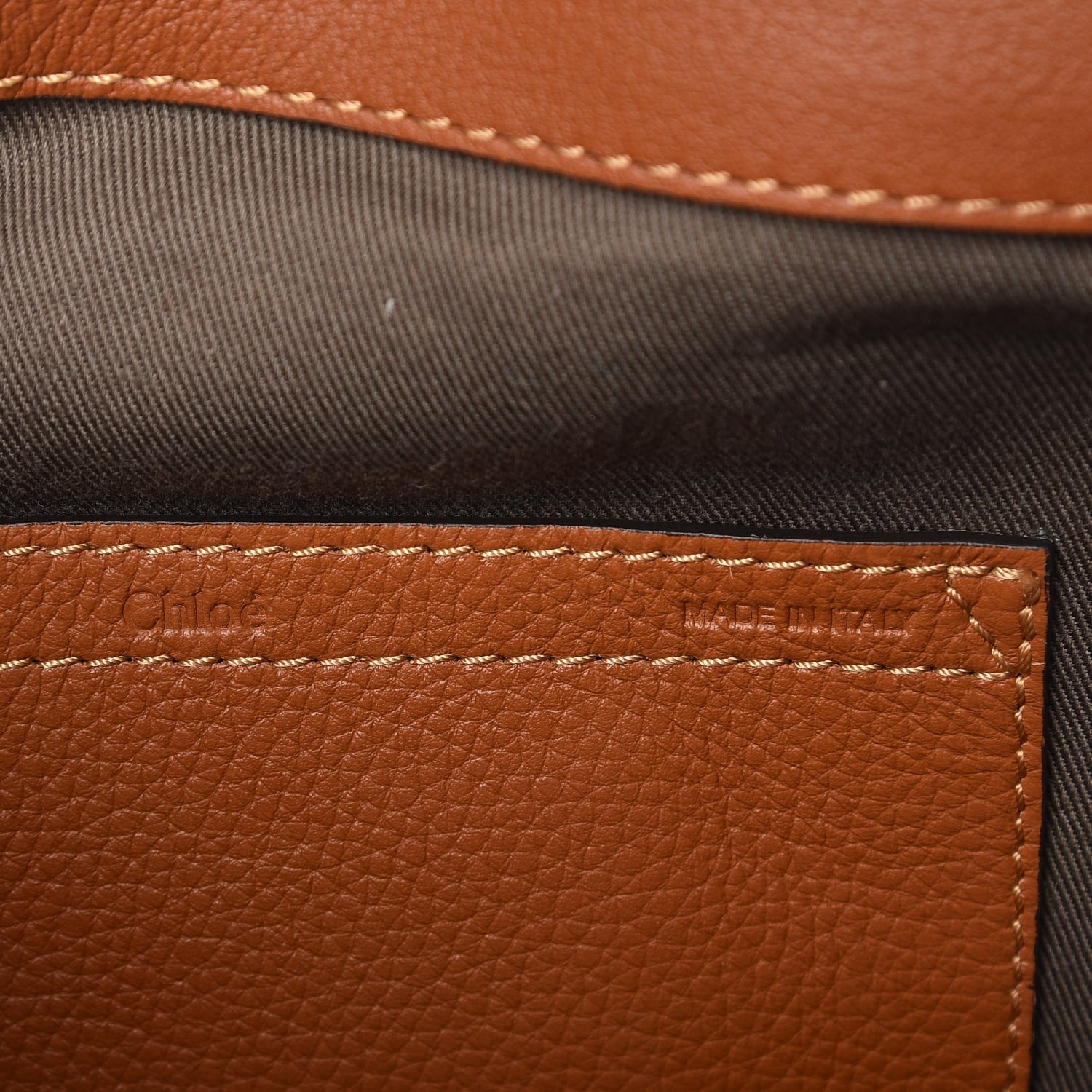 Chloe Calfskin Medium Marcie Round Crossbody Bag Tan 6 of 7