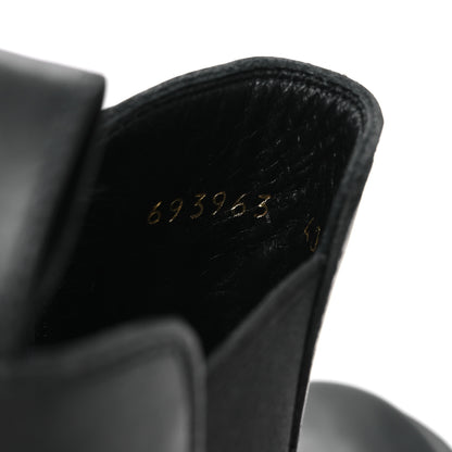 Balenciaga Smooth Calfskin Bulldozer Chelsea Boots 40 Black 8 of 8
