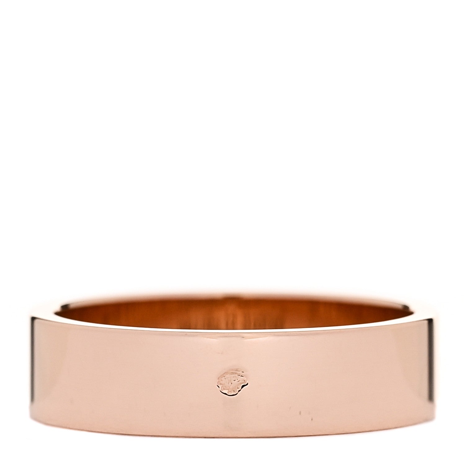 Hermes 18K Rose Gold PM Collier De Chien Ring 53 6.5 3 of 5