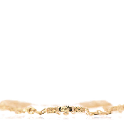 Van Cleef & Arpels 18K Yellow Gold 5 Motifs Guilloche Vintage Alhambra Bracelet 6 of 7