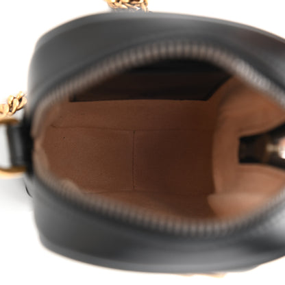 Gucci Calfskin Matelasse Mini GG Marmont Crossbody Bag Black 5 of 8