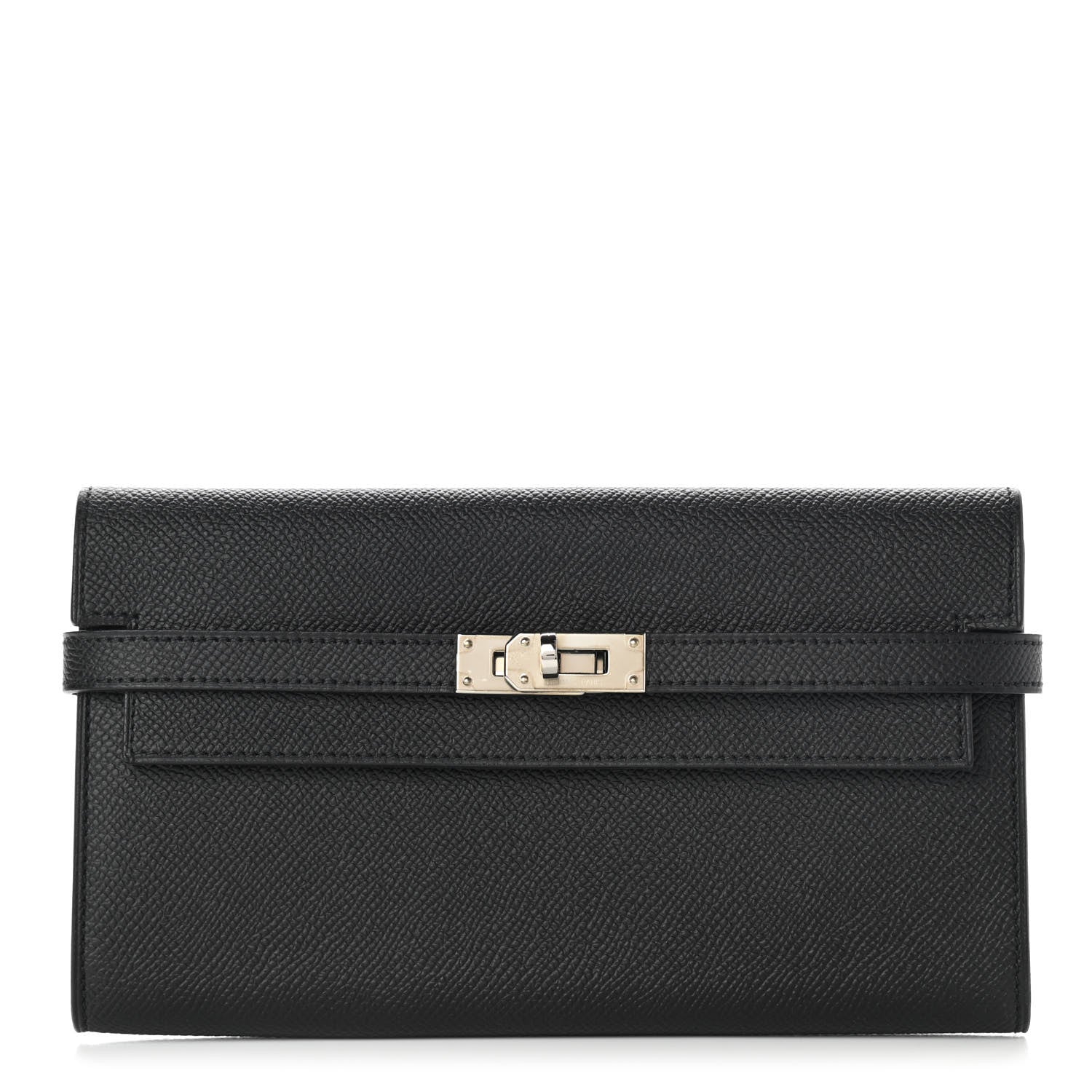 Hermes Epsom Kelly Longue Wallet Black 1 of 5