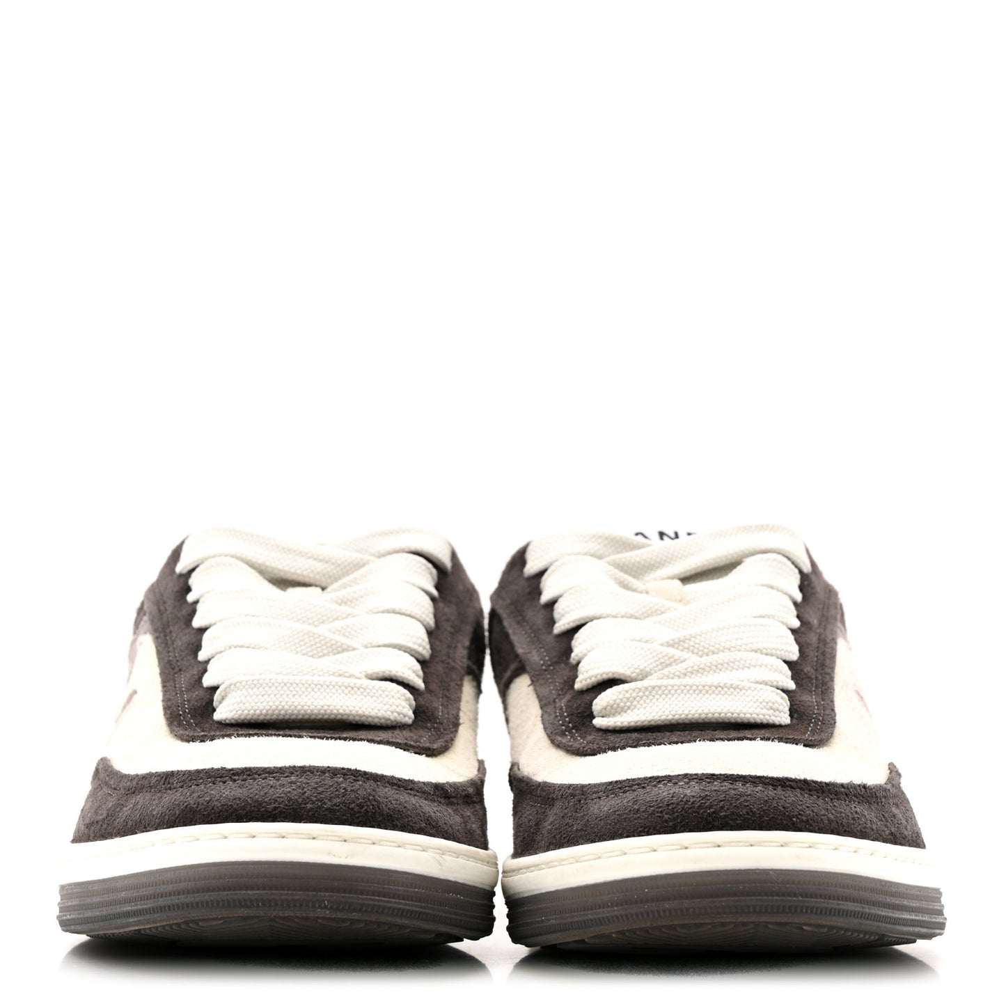 Suede Kidskin Womens CC Sneakers 36 Black White
