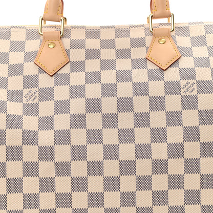 Louis Vuitton Damier Azur Speedy 30 7 of 9