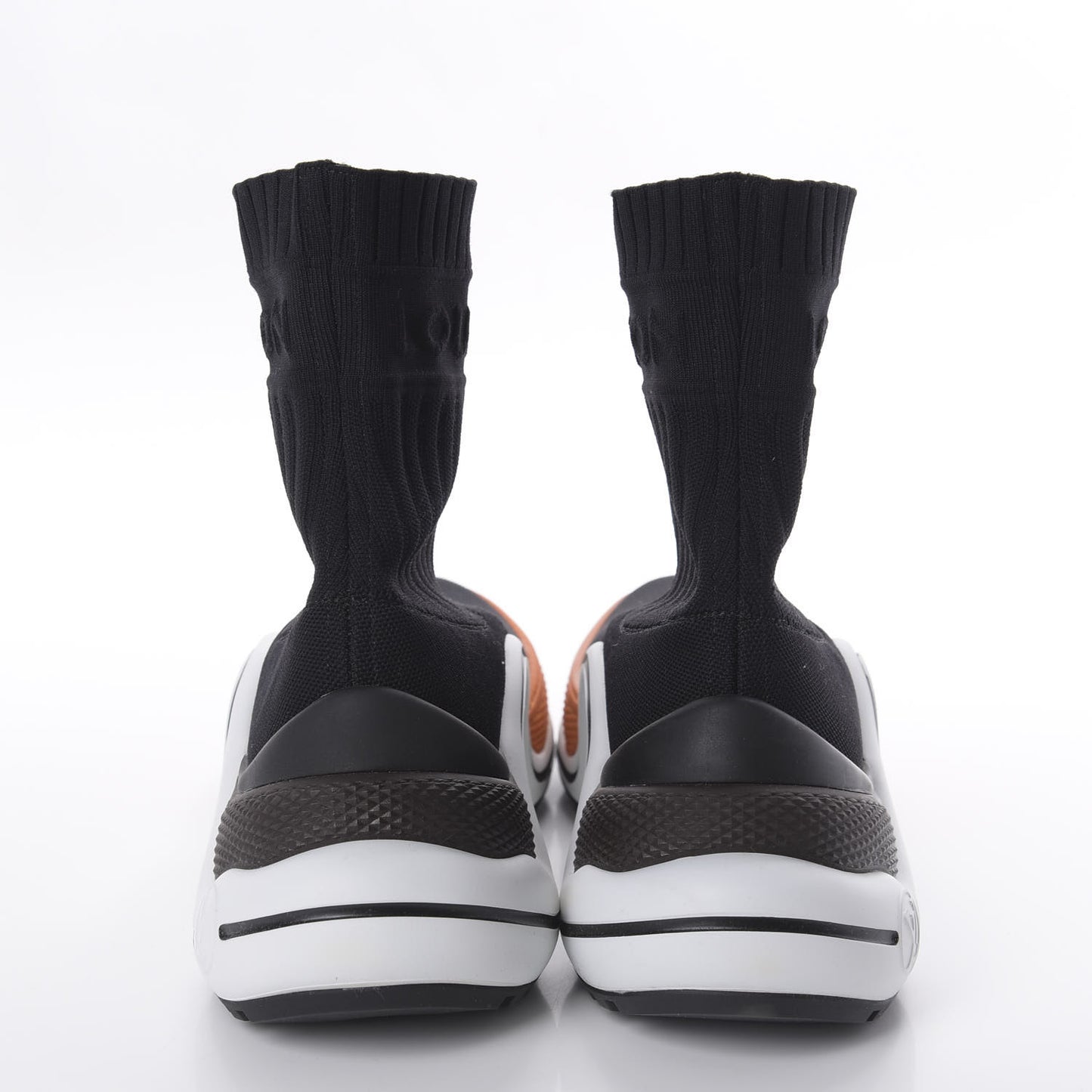 Stretch Textile LV Archlight Sneaker Boots 39 Black Orange