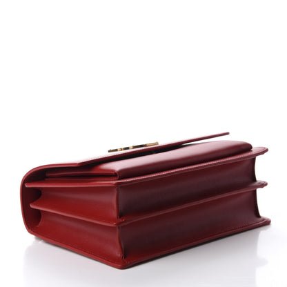 Saint Laurent Calfskin Medium Monogram Sunset Rouge Eros 4 of 10