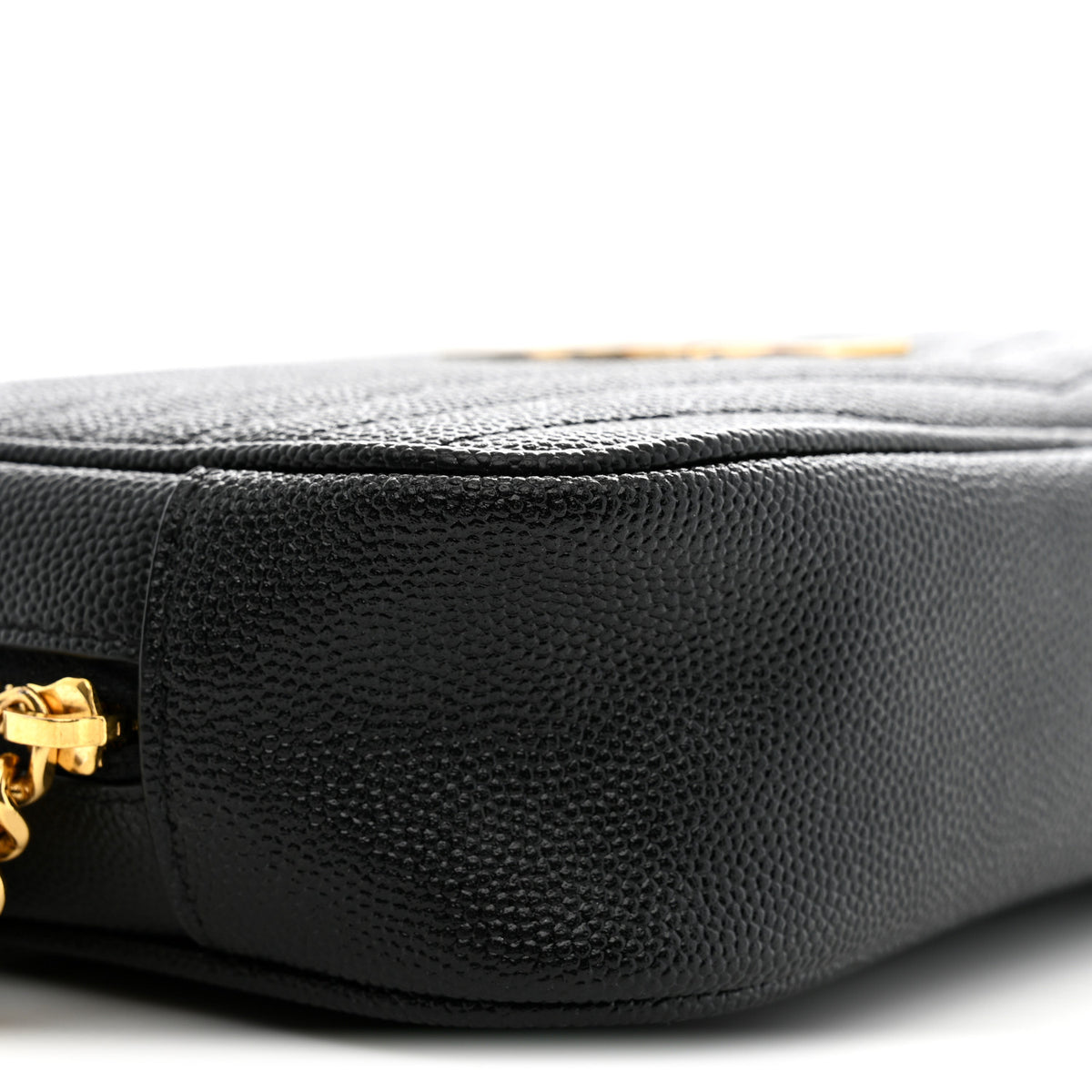 Grain De Poudre Matelasse Monogram Mini Lou Camera Bag Black
