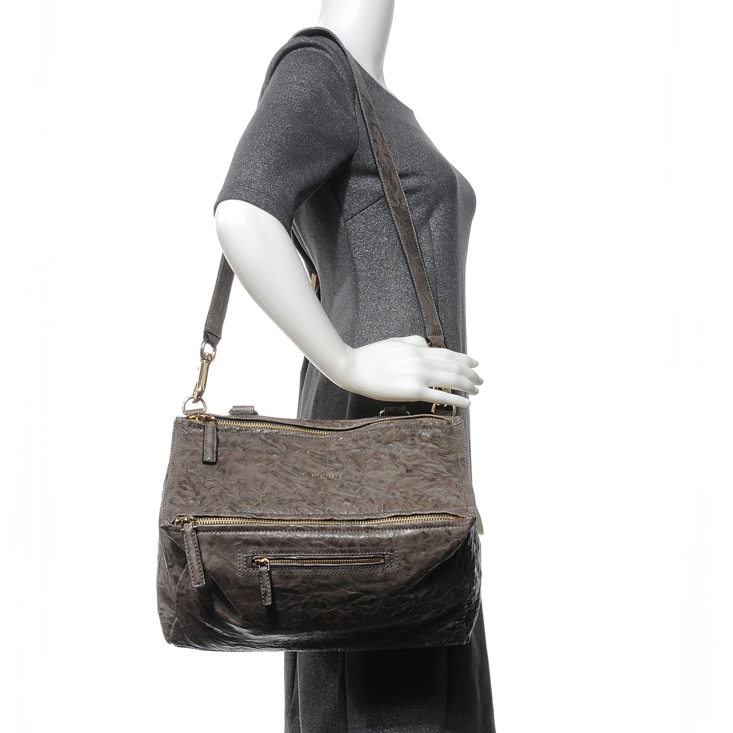 Textured Sheepskin Medium Pandora Khaki