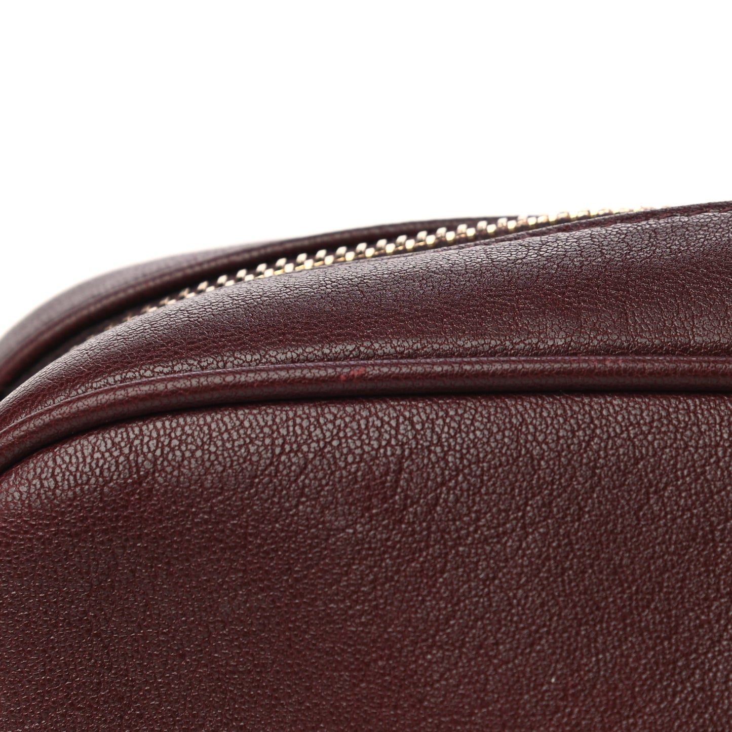 Lambskin Monogram Lou Camera Bag Burgundy