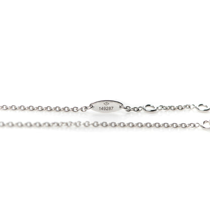 Christian Dior 18K White Gold Diamond Enamel Rose Des Vents Bracelet Pink 6 of 7