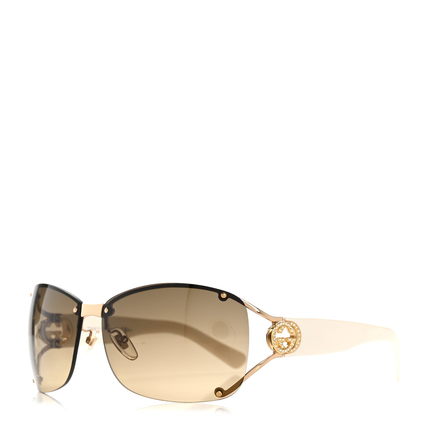 Crystal GG 2820/F/S Sunglasses White