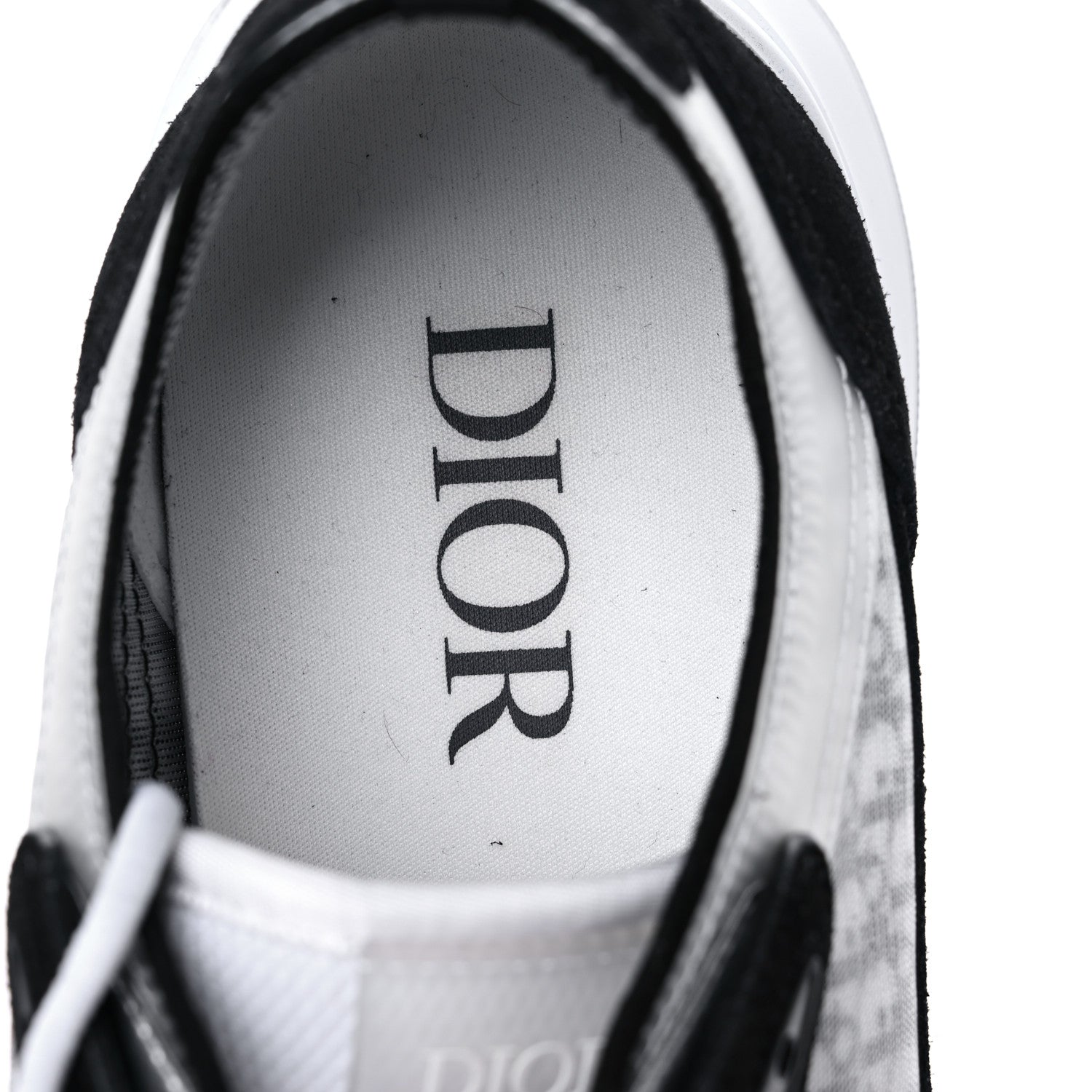 Christian Dior Suede Technical Mesh Oblique Mens B25 Runner Sneakers 42 Black White 10 of 12