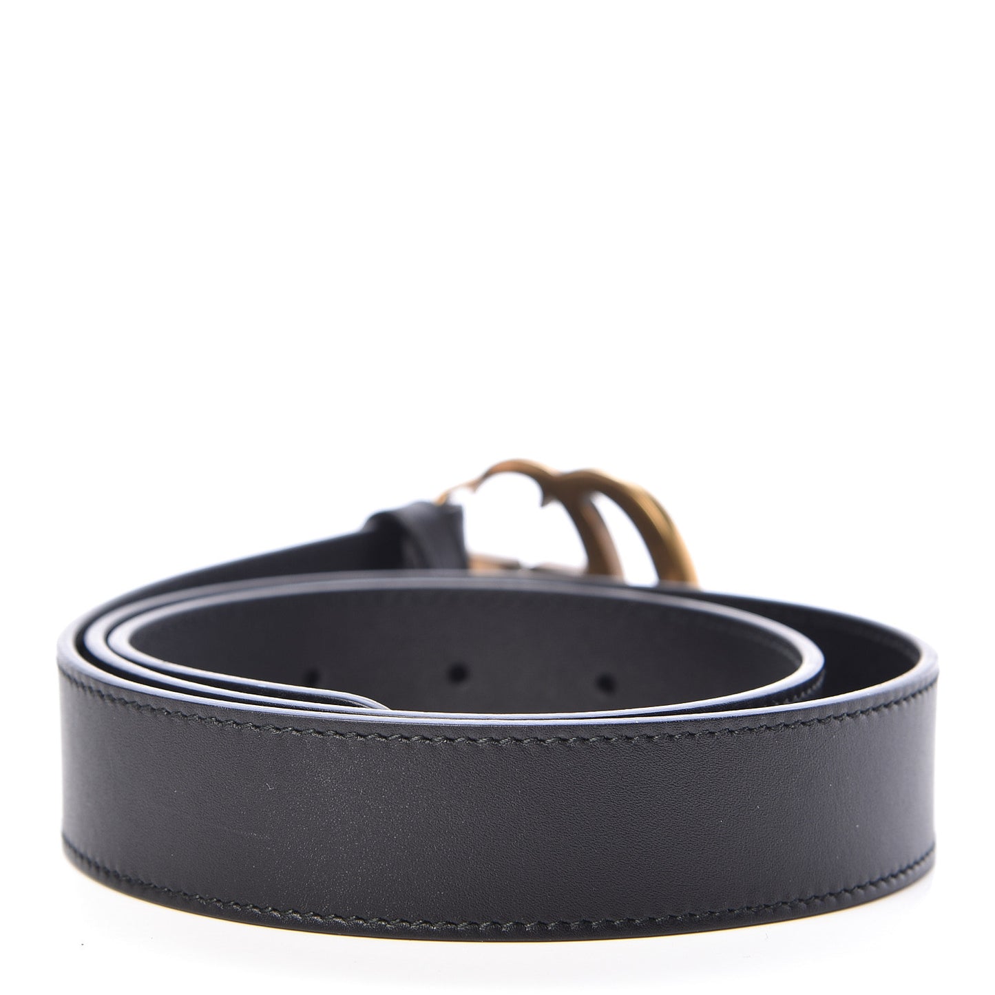 Calfskin Double G 30mm Belt 80 32 Black