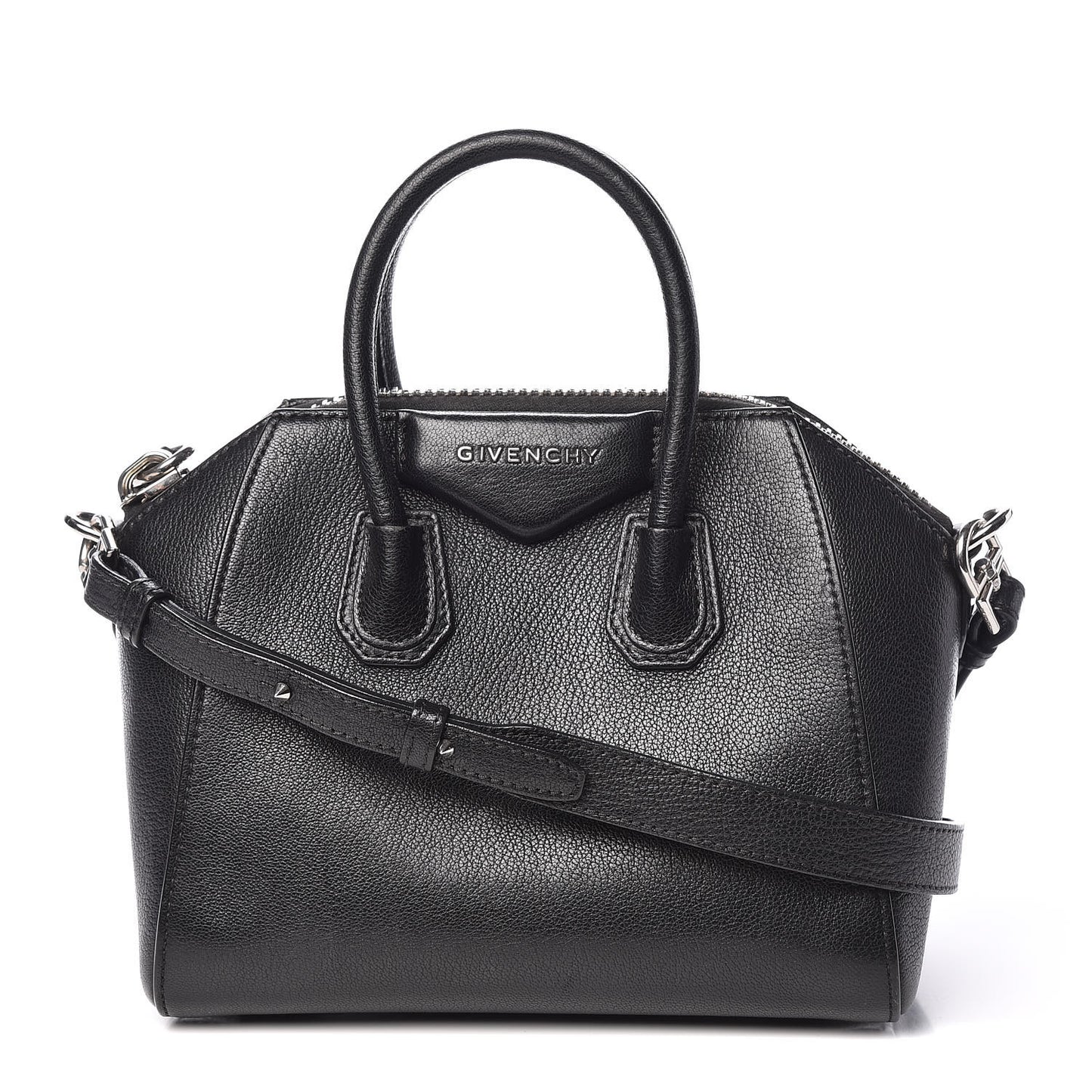 Sugar Goatskin Mini Antigona Black