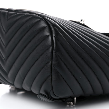 Chanel Calfskin Chevron Quilted Small Urban Spirit Backpack Black 8 of 13