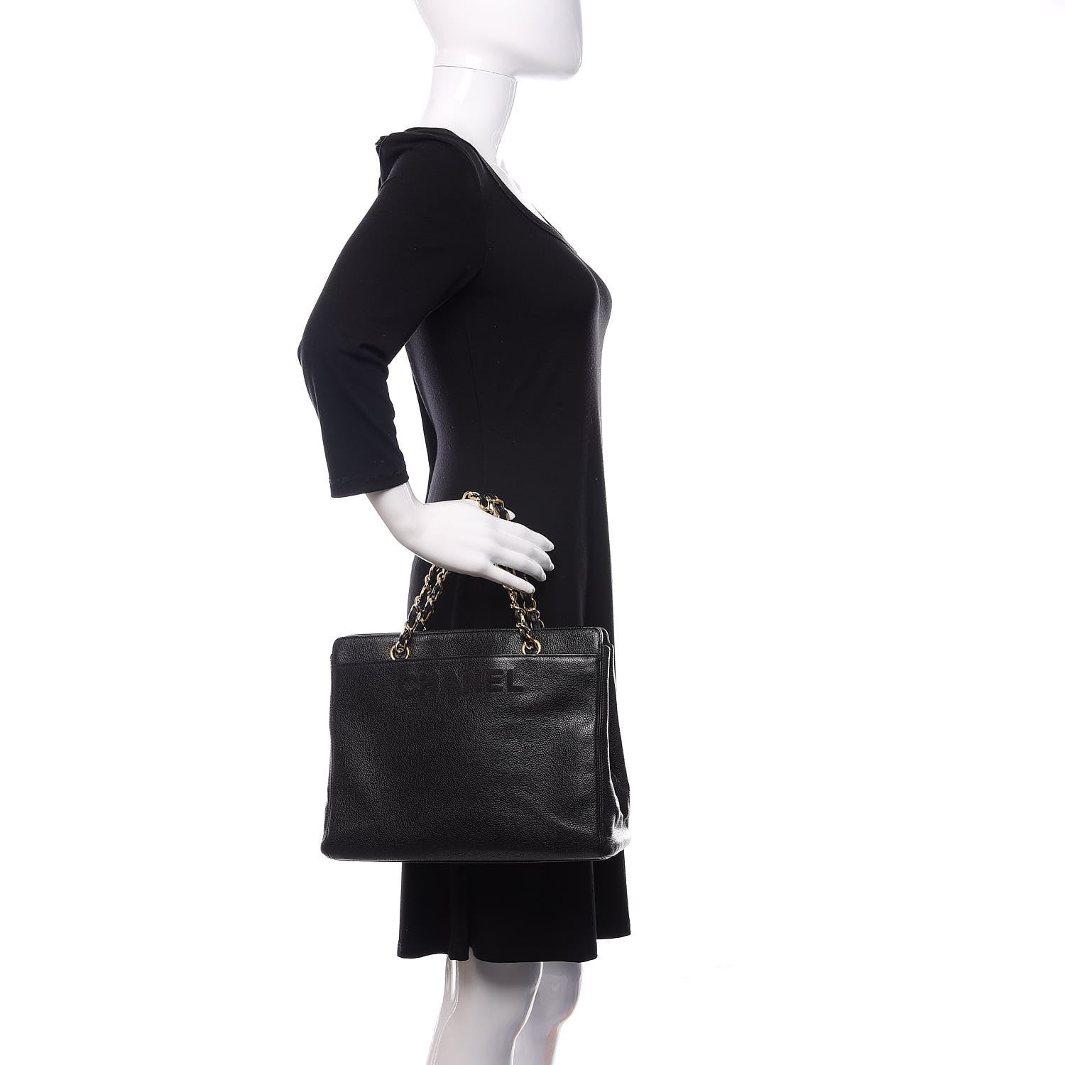 Chanel Caviar Shopper Tote Black 2 of 12