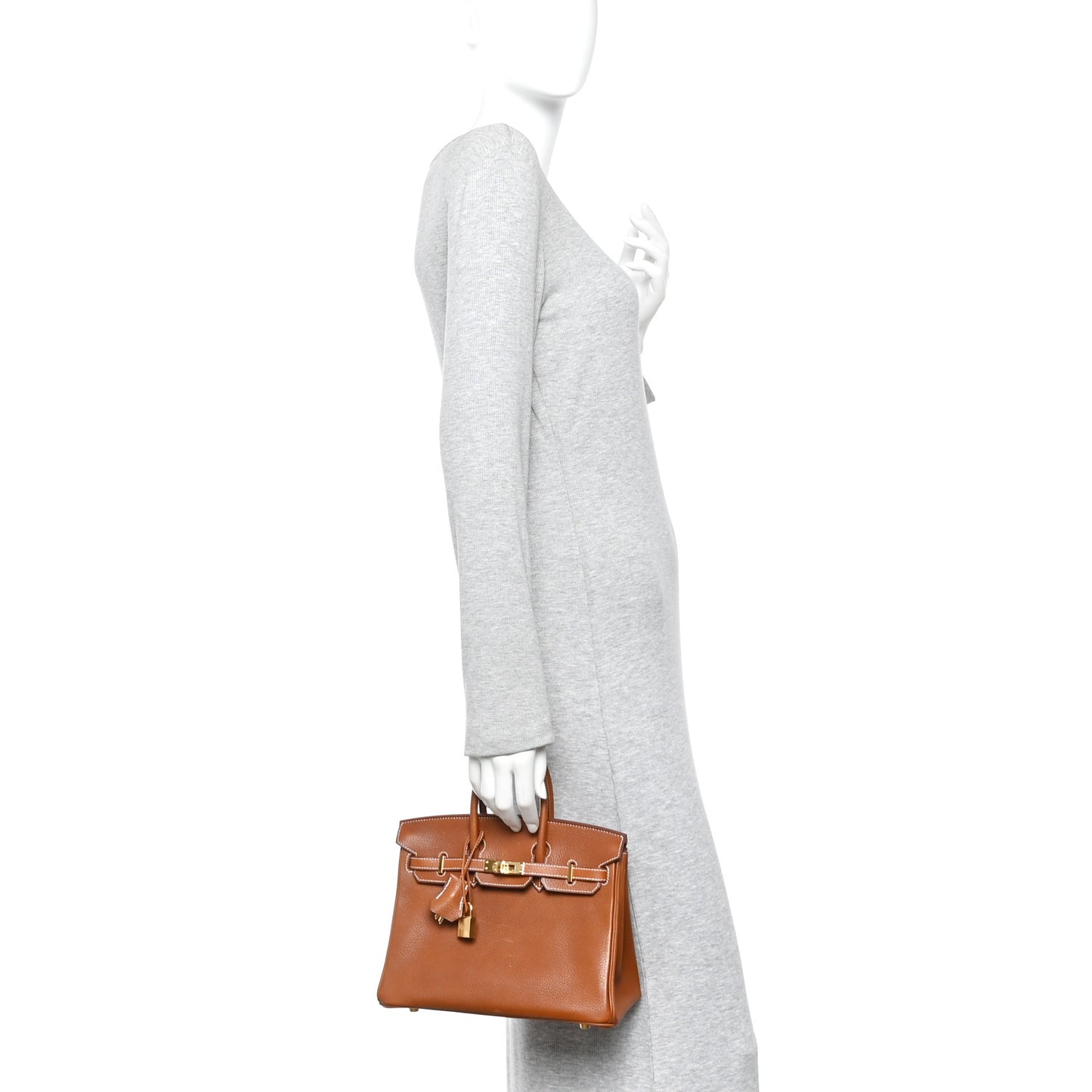 Natural Barenia Faubourg Birkin 25 Fauve