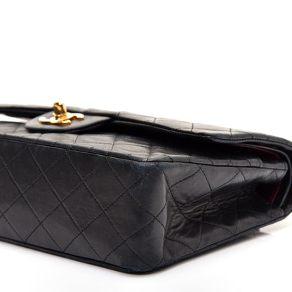 Chanel Lambskin Quilted Medium Double Flap Black 7 of 10