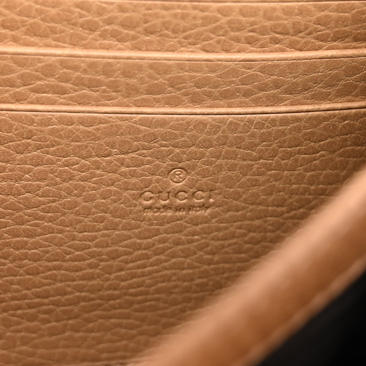 Dollar Calfskin Crystal Mini Dionysus Chain Wallet Natural Tan Black Diamond
