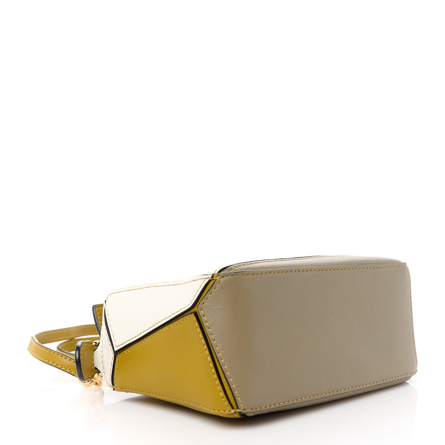 Calfskin Mini Puzzle Bag Ochre