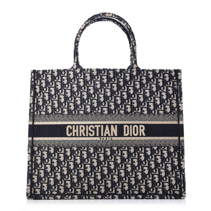 Christian Dior Oblique Book Tote Blue Multicolor 1 of 9