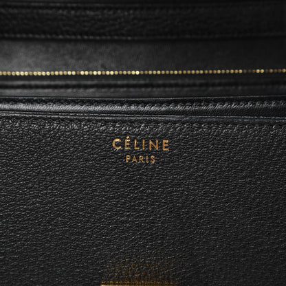 Celine Goatskin Medium Classic Box Flap Bag Black 7 of 11