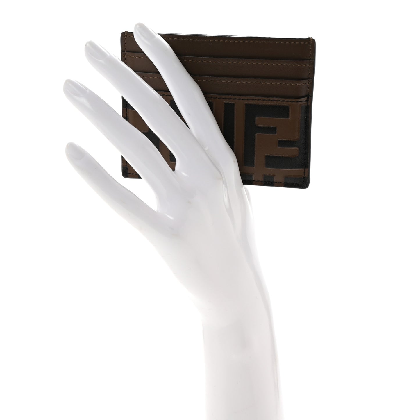 Vitello Cruise Bi-Color FF 1974 Embossed Card Holder Maya Black