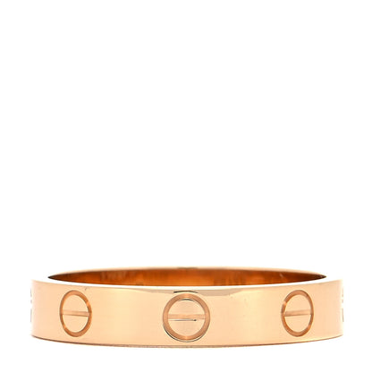 Cartier 18K Yellow Gold 3.5mm LOVE Wedding Band Ring 54 6.75 3 of 4