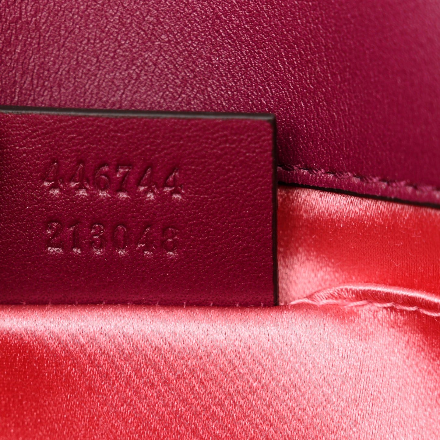 Velvet Matelasse Mini GG Marmont Shoulder Bag Fuchsia Violet Cyclamen
