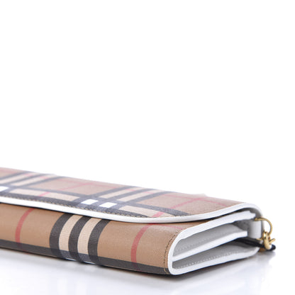 Burberry Vintage Check Henley Wallet On Chain Chalk White 8 of 10