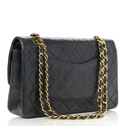 Chanel Lambskin Quilted Medium Double Flap Black 3 of 14