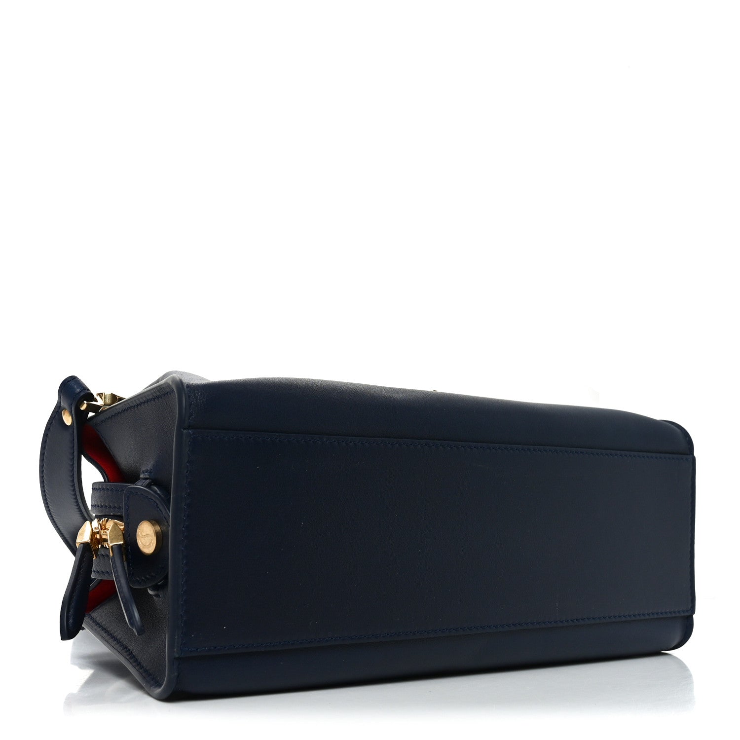 Christian Louboutin Calfskin Cordia Venus Handbag Marine 4 of 9