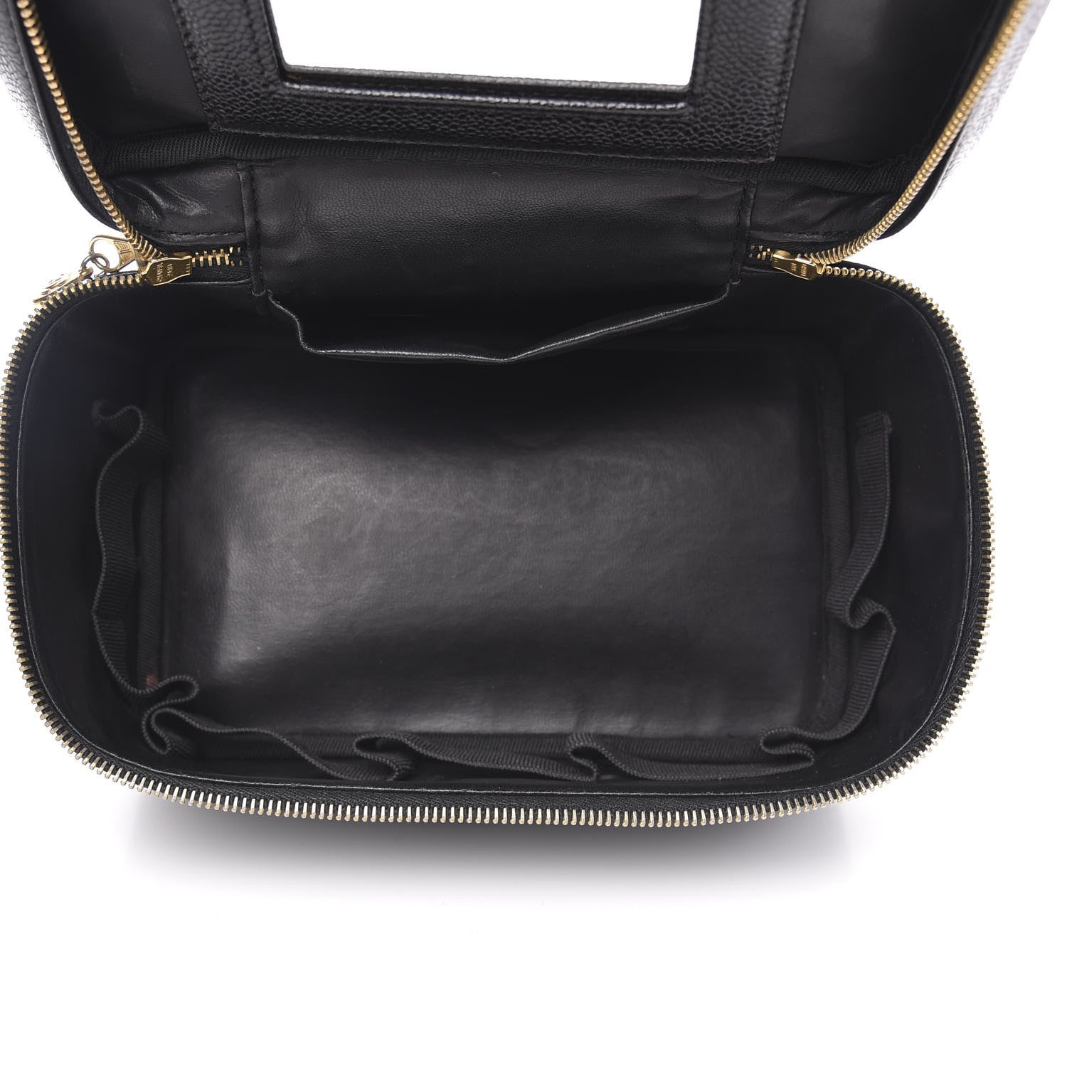 Chanel Caviar Vanity Cosmetic Case Black 5 of 10