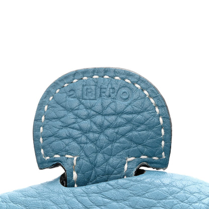 Hermes Taurillon Clemence Evelyne III GM Blue Jean 7 of 10