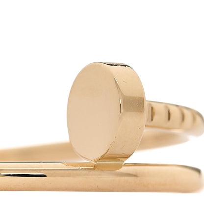 Cartier 18K Yellow Gold Small Juste Un Clou Ring 58 8.25 3 of 6