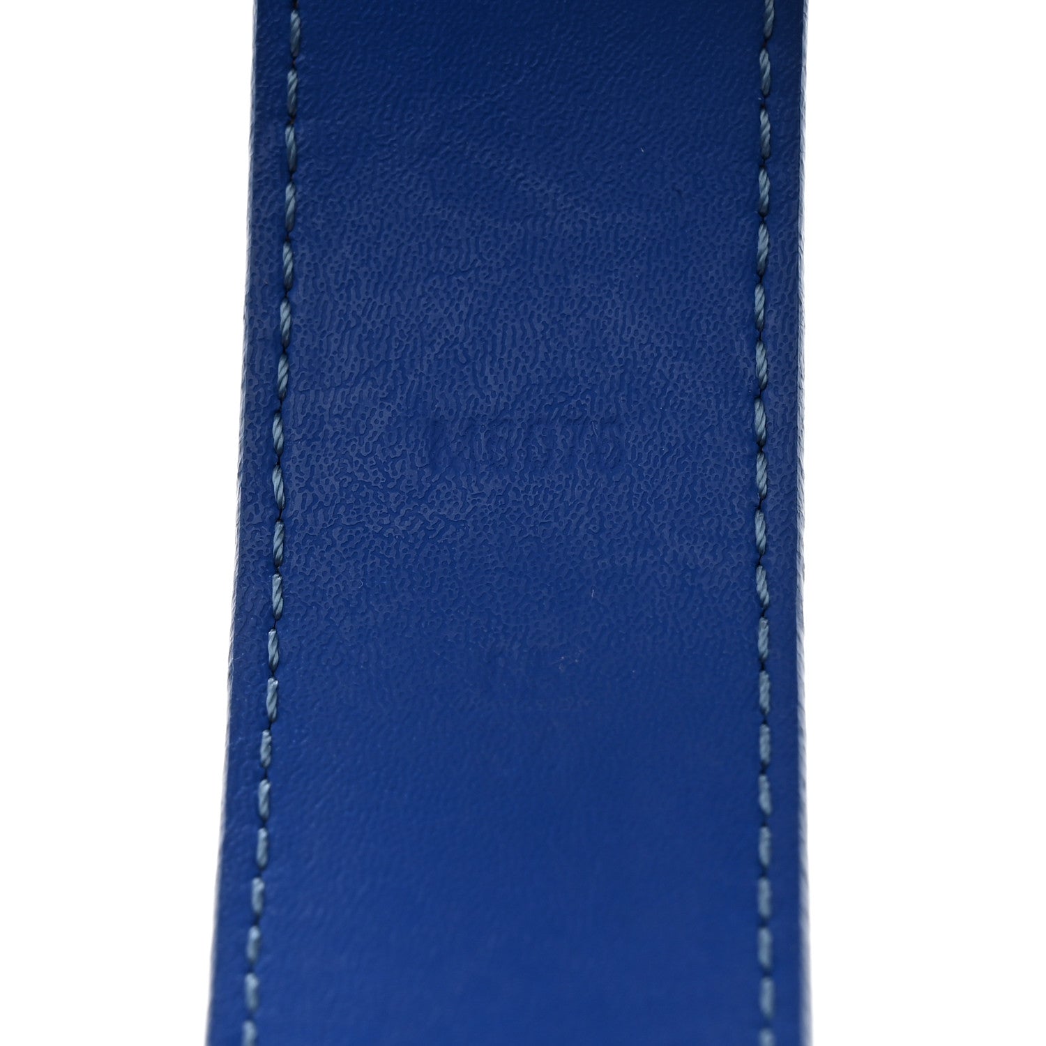 Louis Vuitton Epi 30mm LV Twist Belt 85 34 Denim 3 of 7