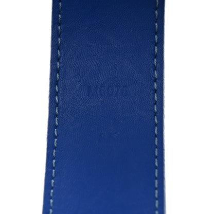 Louis Vuitton Epi 30mm LV Twist Belt 85 34 Denim 3 of 7