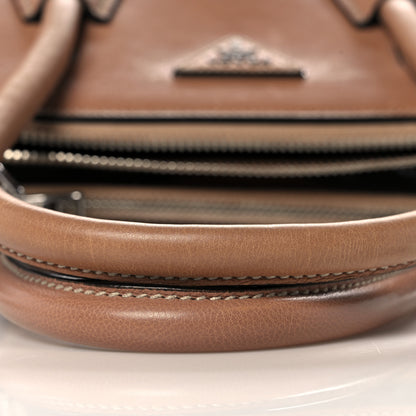 Prada Glace Calf Twin Pocket Tote Caramel 14 of 19