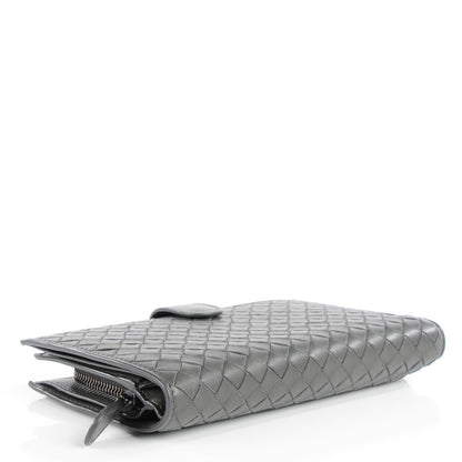 Bottega Veneta Nappa Intrecciato Continental Wallet Grey 4 of 8