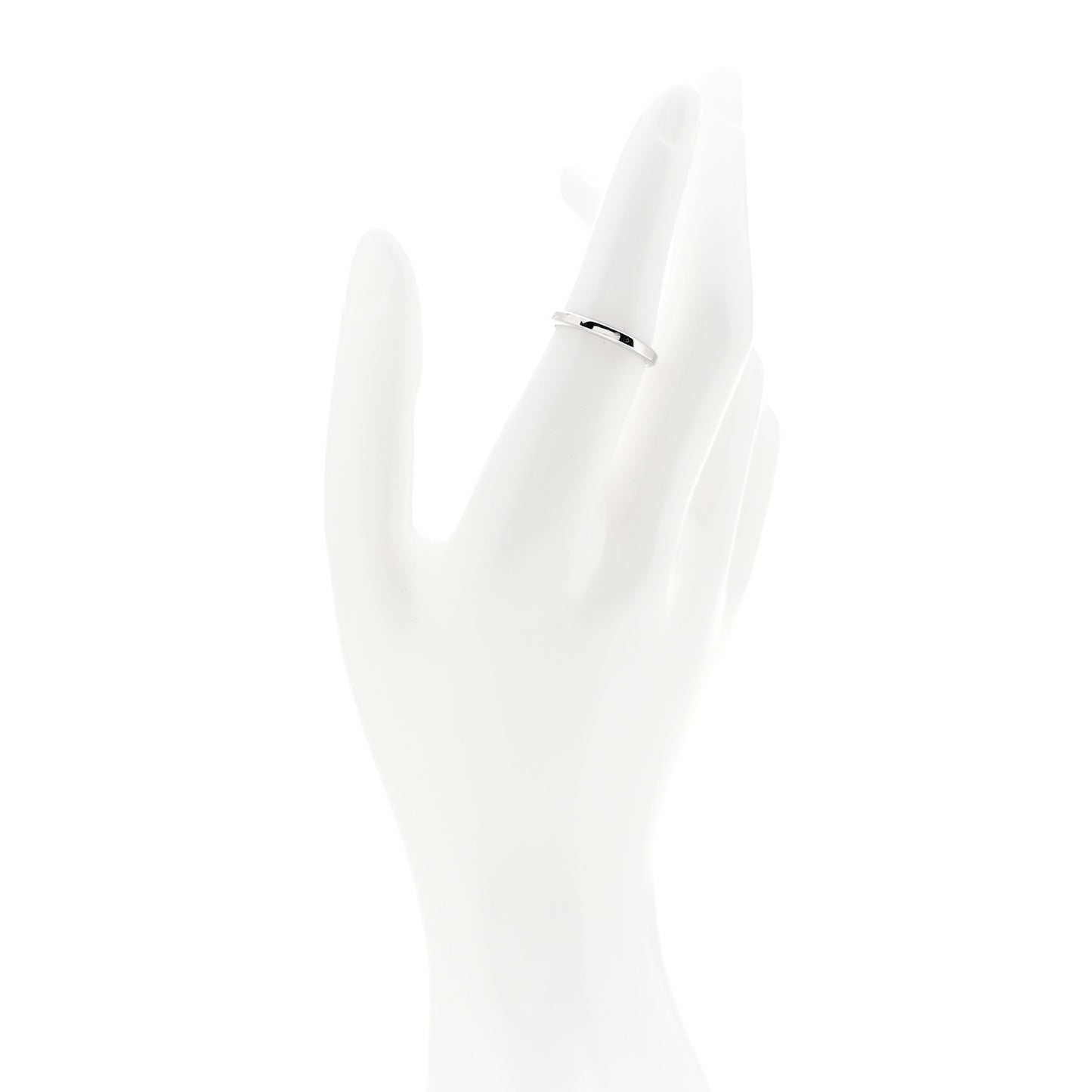 Platinum 2.5mm Toujours Wedding Band Ring 53 6.25