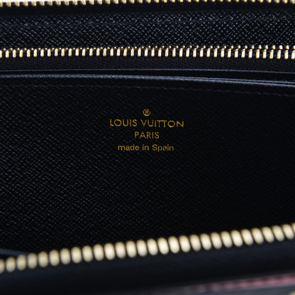 Louis Vuitton Epi Damier Race Zippy Wallet Black Yellow 6 of 7