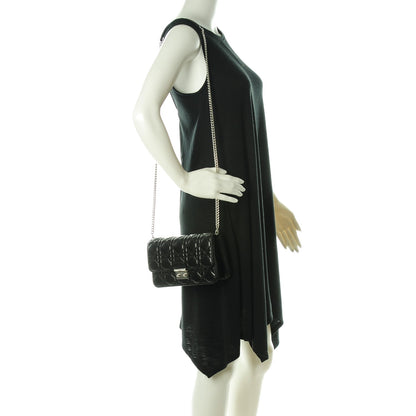 Christian Dior Lambskin Cannage Large Miss Dior Promenade Pouch Black 2 of 8