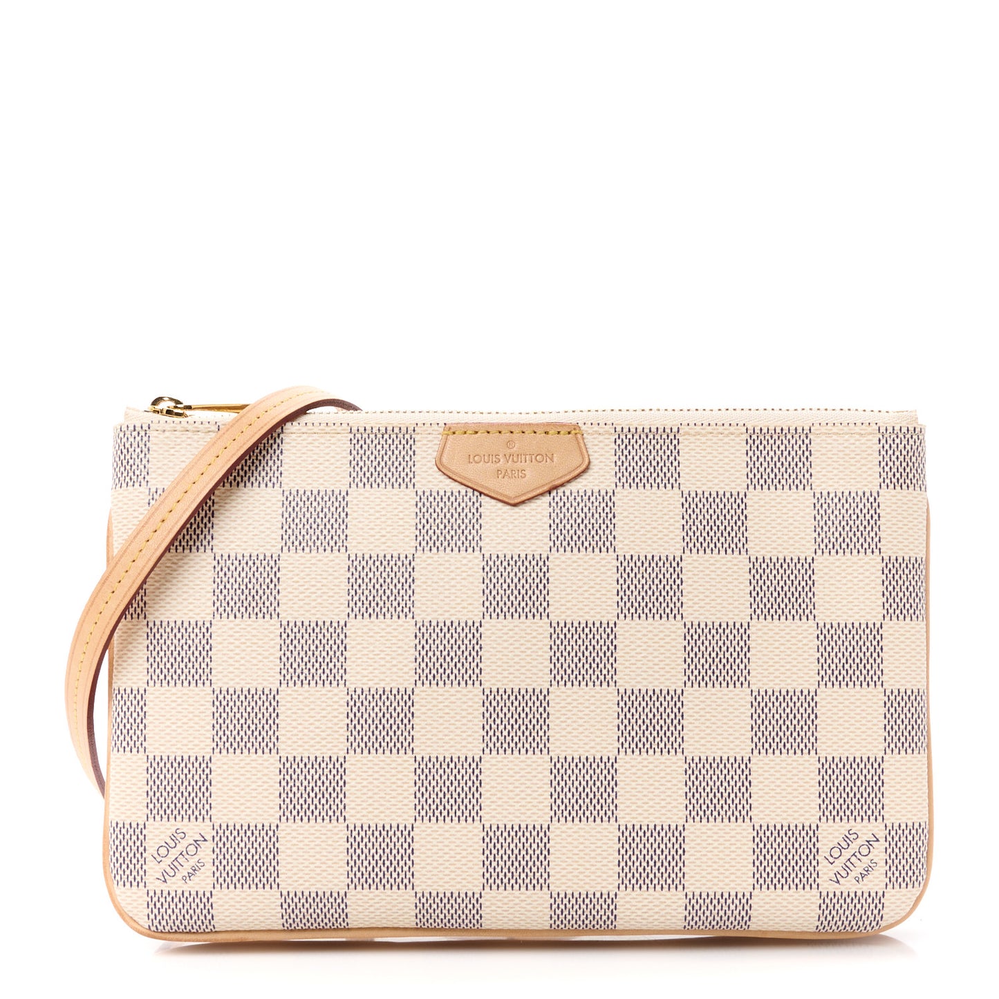Damier Azur Double Zip Pochette