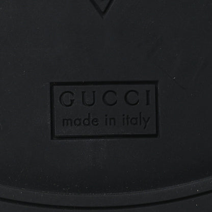 Gucci Rubber Womens Horsebit Thong Sandals 38 Black 7 of 9