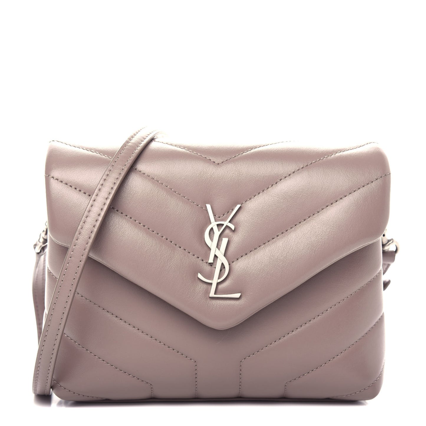 Calfskin Y Quilted Monogram Toy Loulou Satchel Light Natural