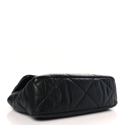 Chanel Lambskin Quilted Large Chanel 19 Flap Black 4 of 9