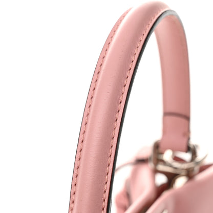Fendi Vitello Seta Lace Up Medium Peekaboo Iconic Satchel Bubblegum 15 of 17