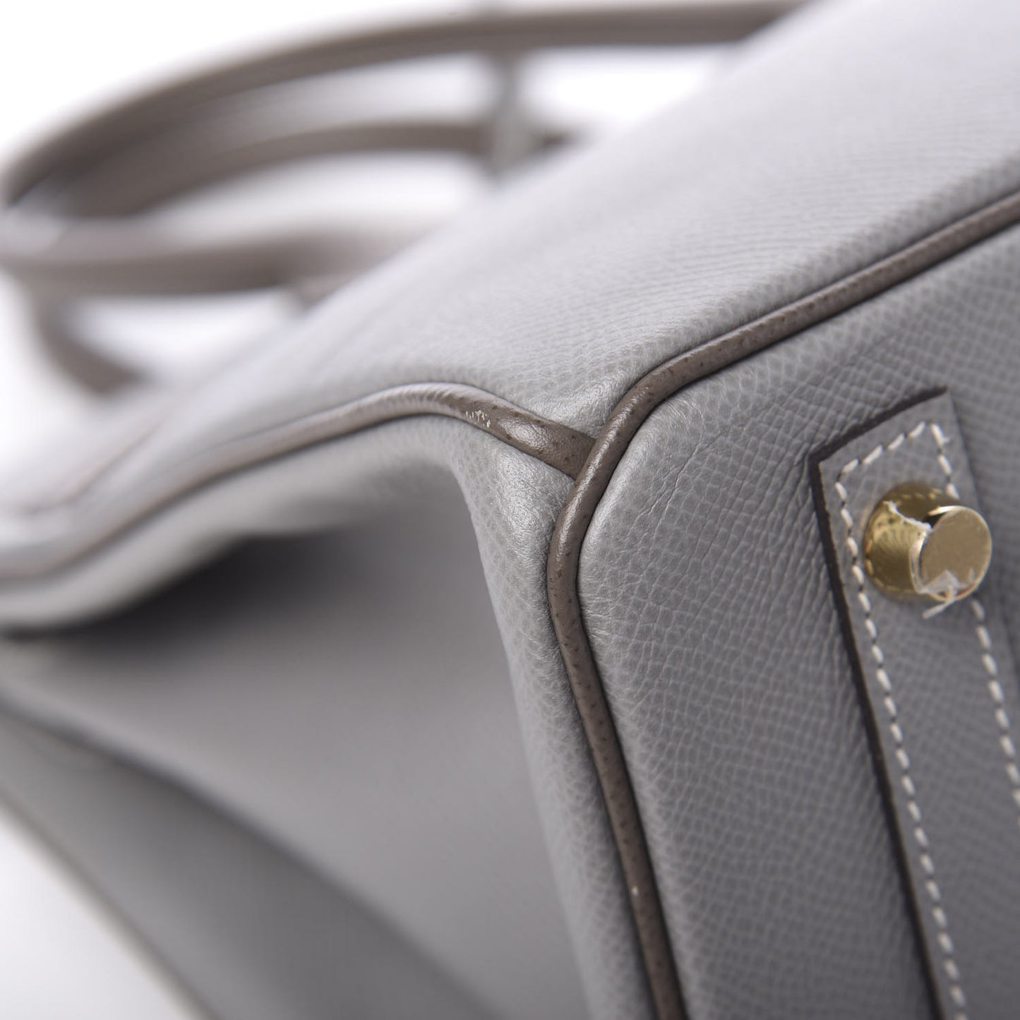 Epsom Horseshoe Birkin 30 Etain Gris Mouette